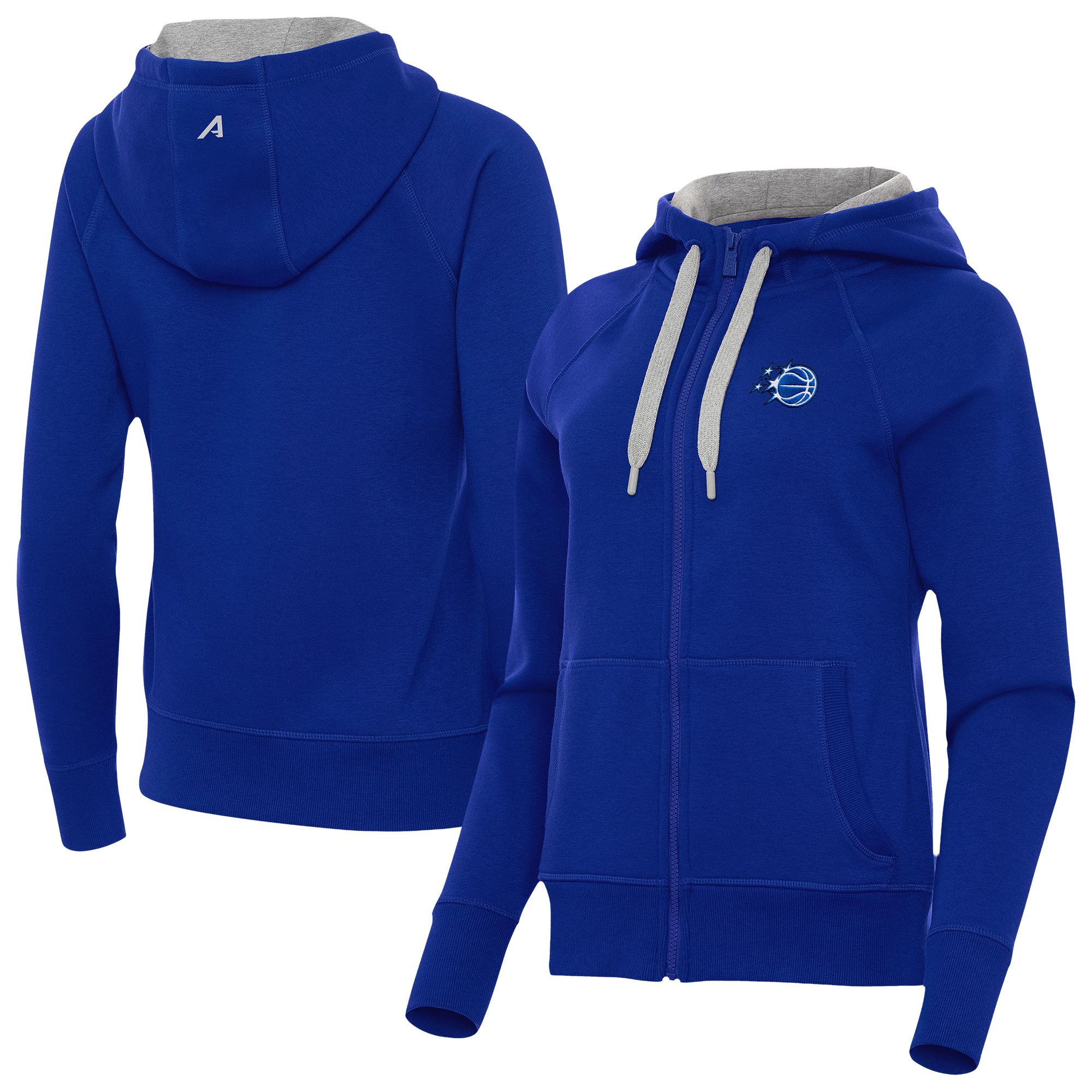 Women’s Antigua Royal Orlando Magic New Logo Victory Full-Zip Hooded Sweatshirt Women’s Antigua Royal Orlando Magic New Logo Victory Full-Zip Hooded Sweatshirt