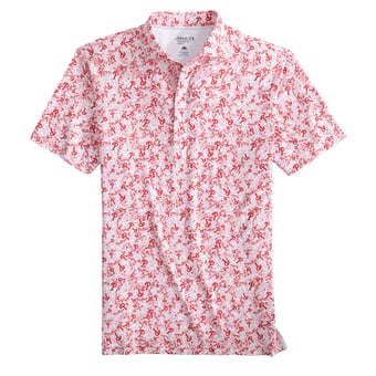 Men's  johnnie-O White Philadelphia Phillies All Over Print Performance Polo