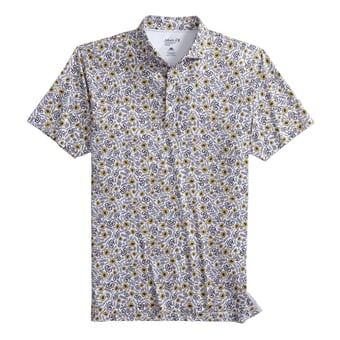 Men's  johnnie-O White San Diego Padres All Over Print Performance Polo