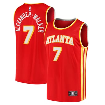 Youth Fanatics Nickeil Alexander-Walker Red Atlanta Hawks Fast Break Replica Jersey - Icon Edition