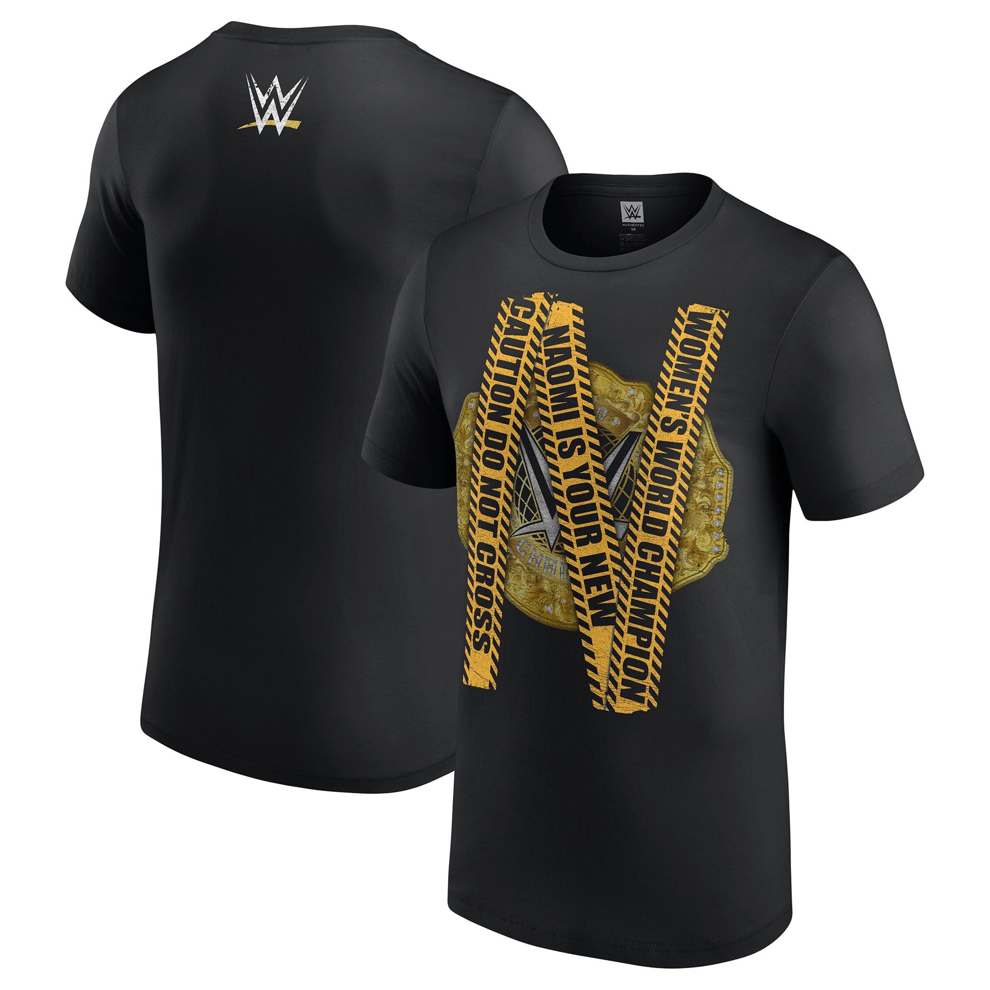 Men's Black Naomi Do Not Cross Women's World Championship T-Shirt