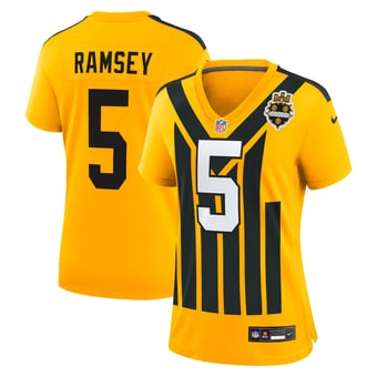 Women's Nike Jalen Ramsey Gold Pittsburgh Steelers Alternate 1933 Throwback Game Jersey