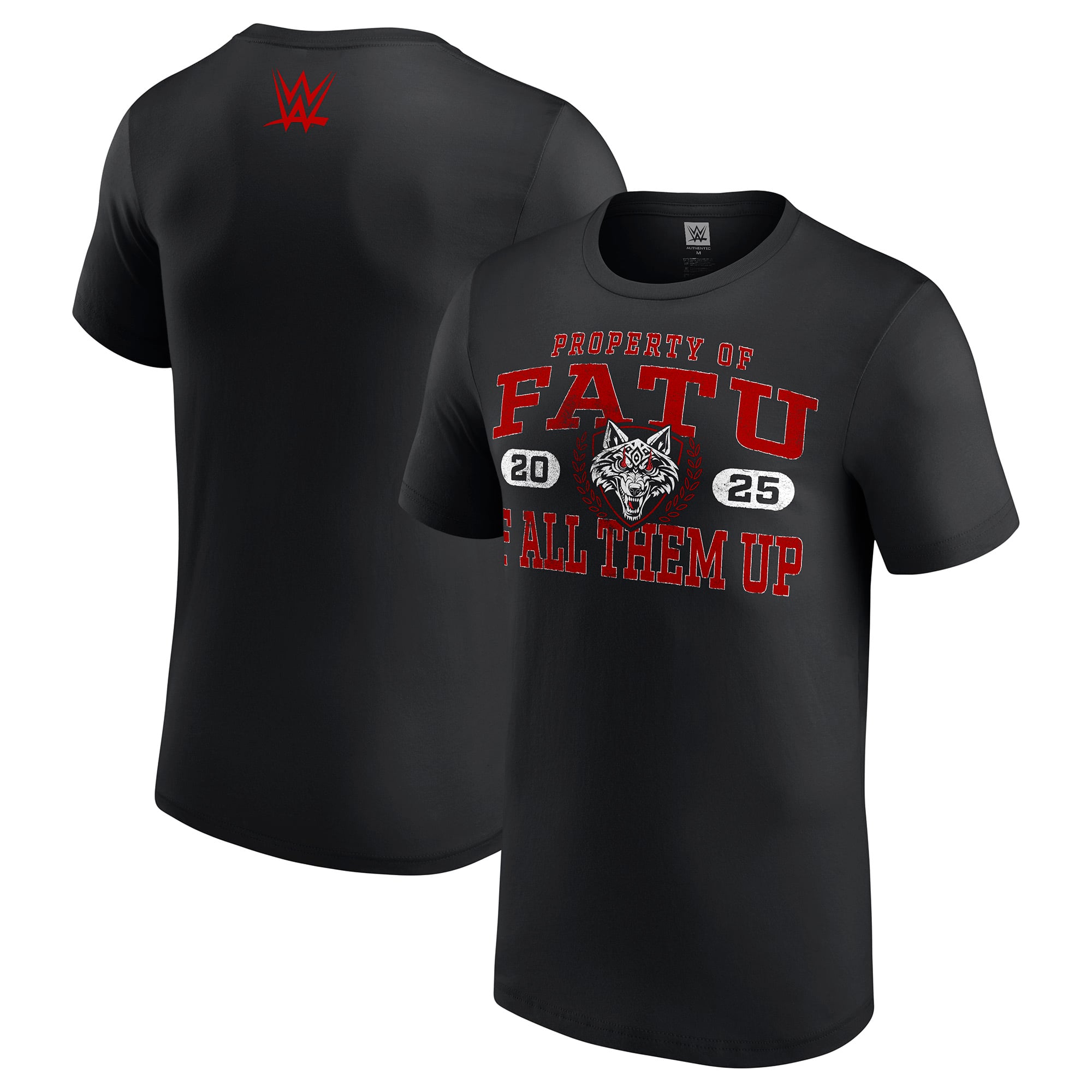 Men's Black Jacob Fatu Property of Fatu T-Shirt