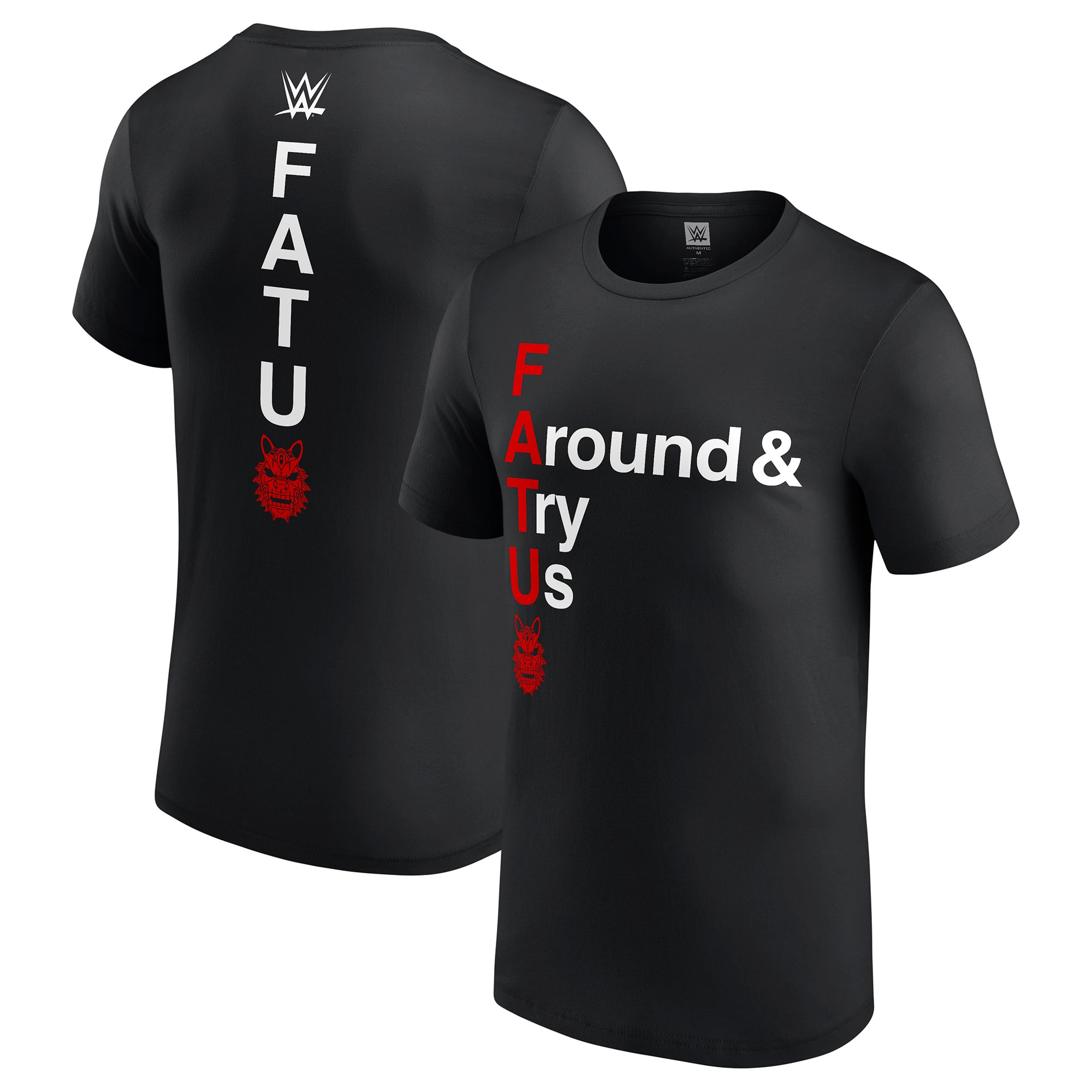 Men's Black Jacob Fatu F Around & Try Us T-Shirt