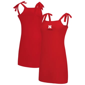 Women's Concepts Sport  Scarlet Nebraska Huskers Tie-Shoulder Nightdress