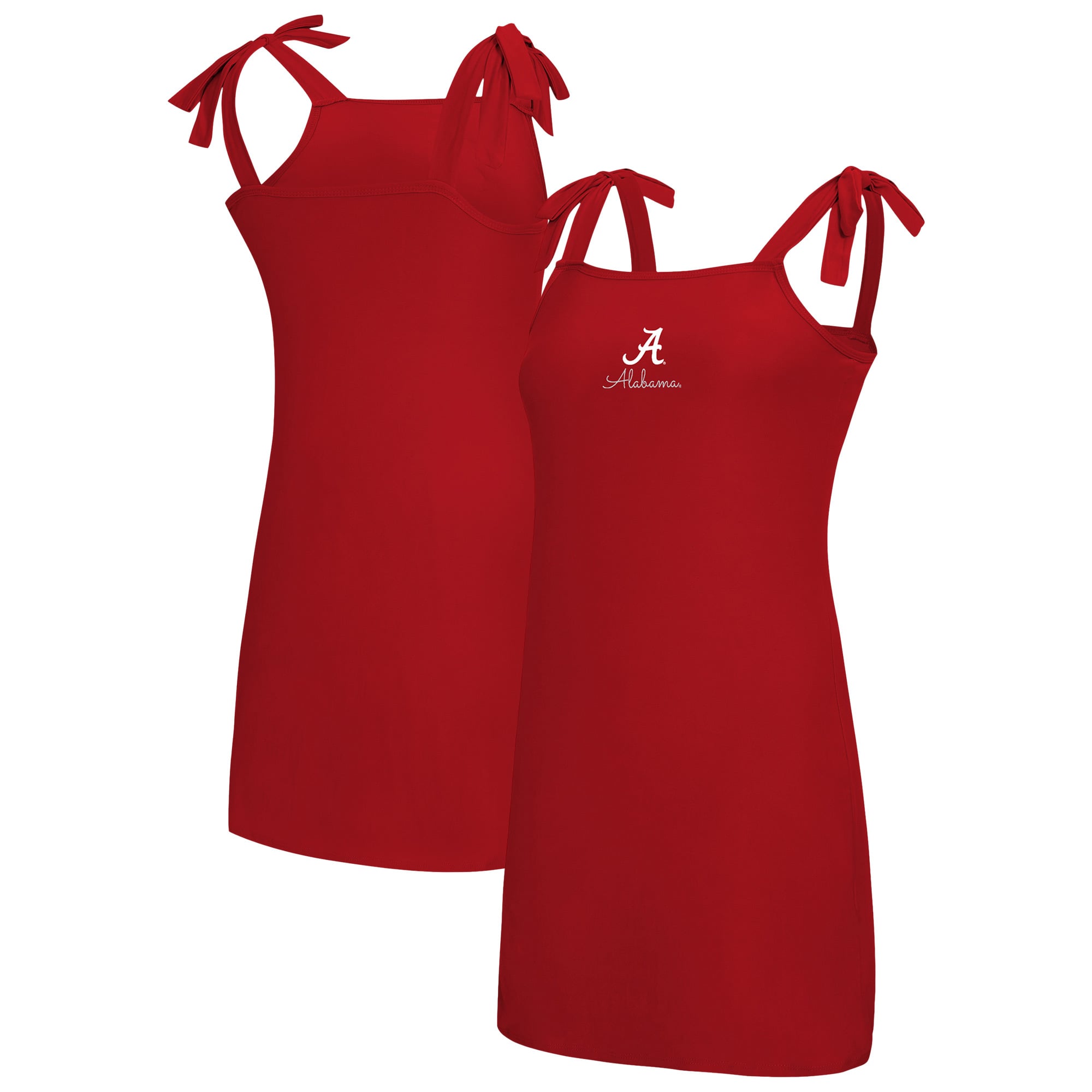 Women's Concepts Sport  Crimson Alabama Crimson Tide Tie-Shoulder Nightdress