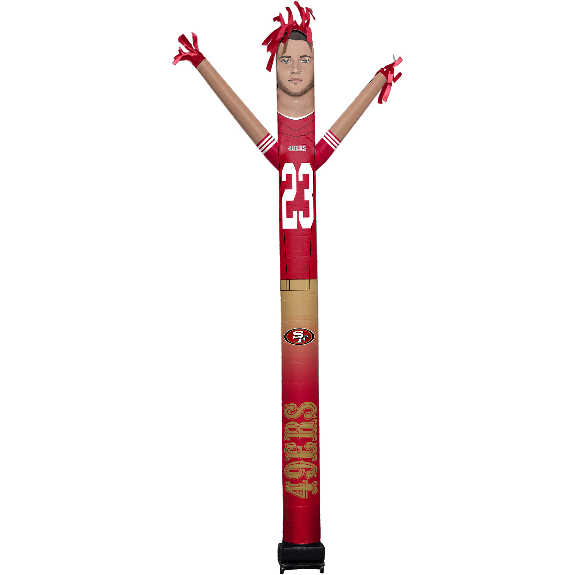 Christian McCaffrey San Francisco 49ers 8' Inflatable Crazy Sports Player