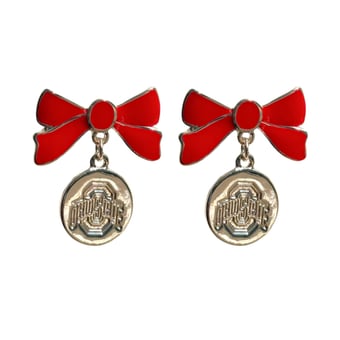 Ohio State Buckeyes Impatiens Earrings
