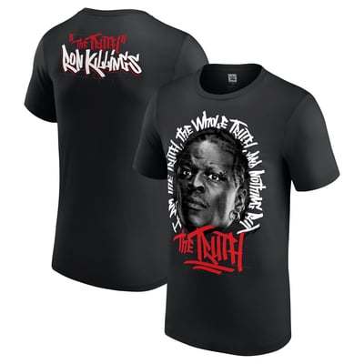 Men's Black Ron Killings/R-Truth Nothing But The Truth T-Shirt