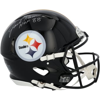 Jack Ham Pittsburgh Steelers Autographed Riddell Speed Authentic Helmet with "HOF 88" Inscription