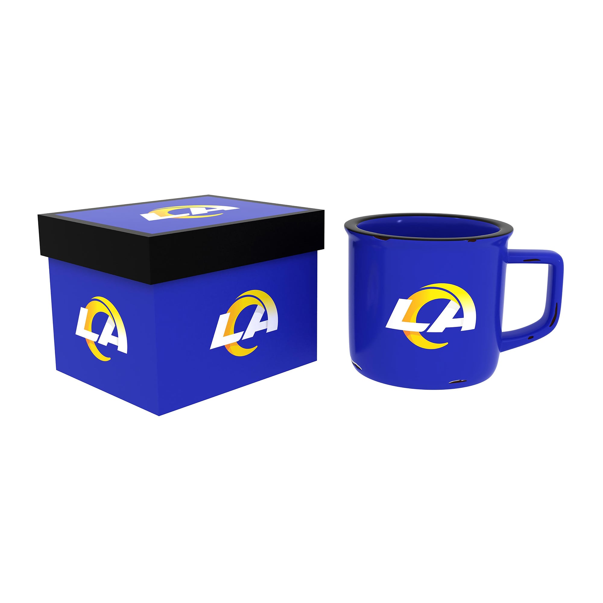 Los Angeles Rams 14oz. Ceramic Camp Cup with Gift Box