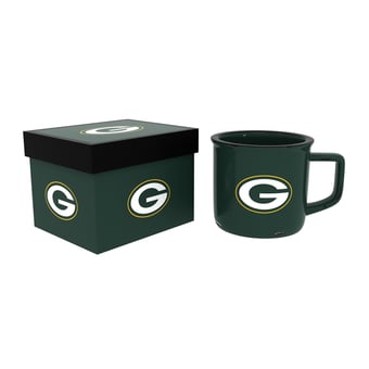 Green Bay Packers 14oz. Ceramic Camp Cup with Gift Box
