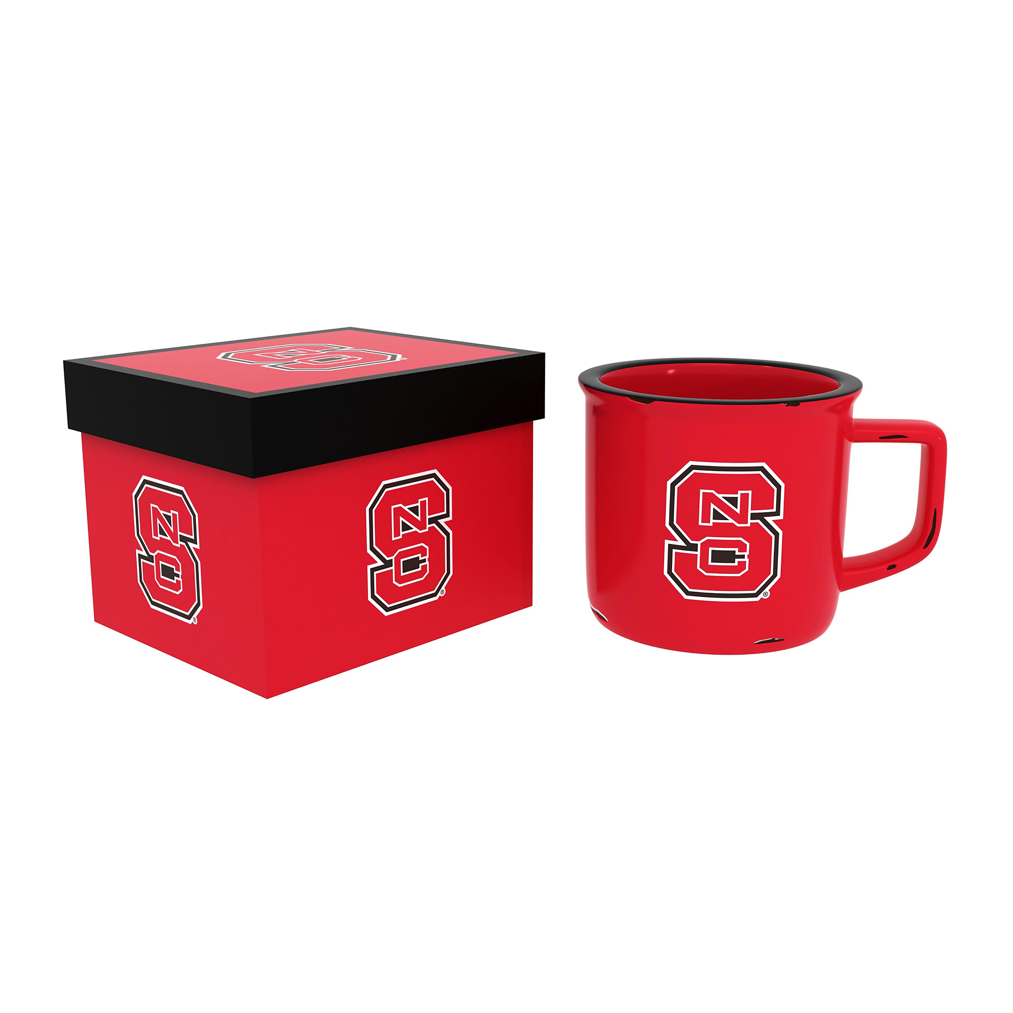 NC State Wolfpack 14oz. Ceramic Camp Cup with Gift Box