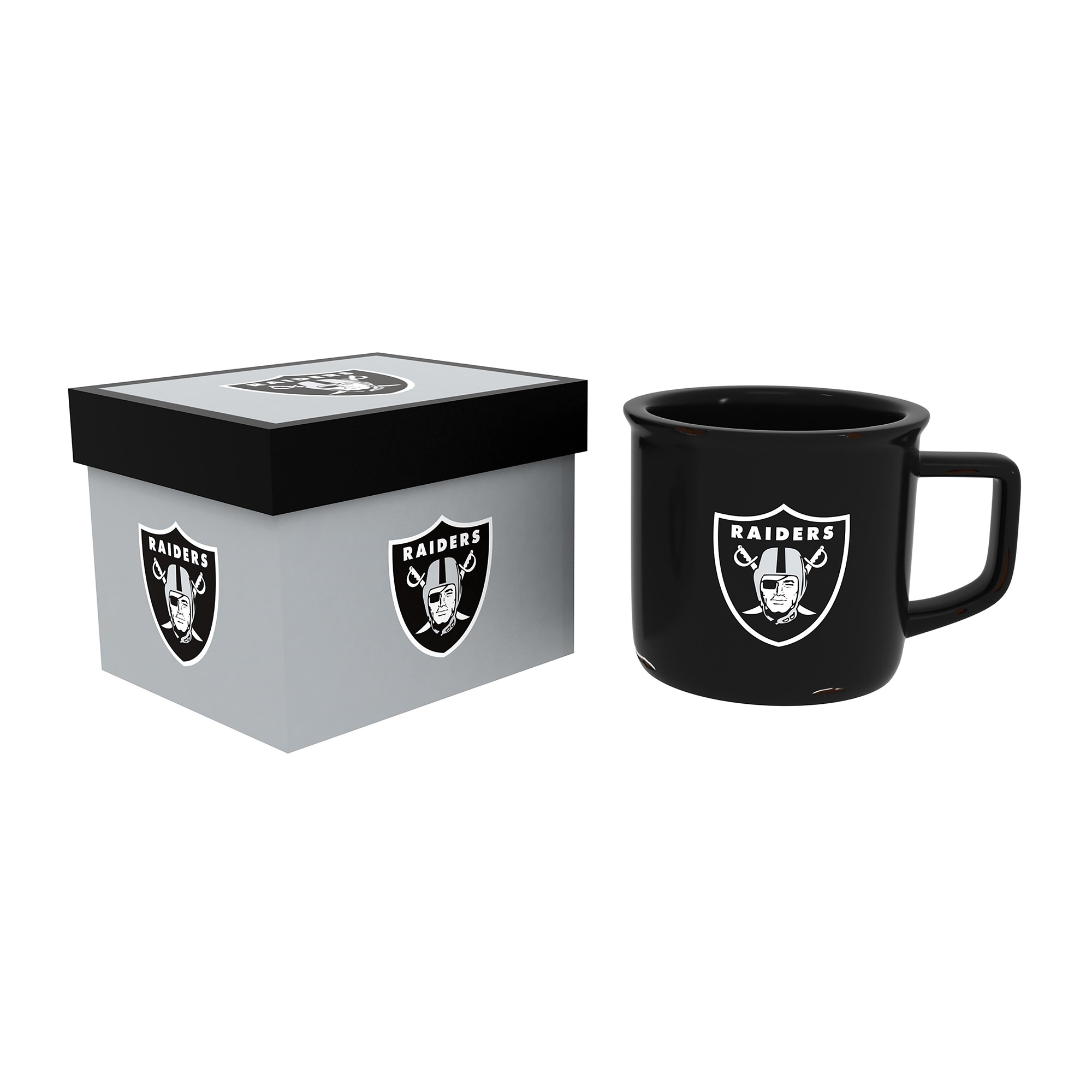 Las Vegas Raiders 14oz. Ceramic Camp Cup with Gift Box