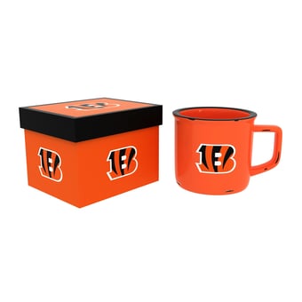 Cincinnati Bengals 14oz. Ceramic Camp Cup with Gift Box