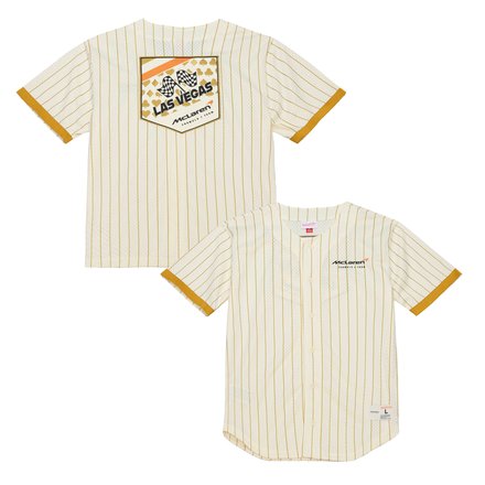 McLaren Mitchell & Ness Las Vegas Mesh Button Front Jersey
