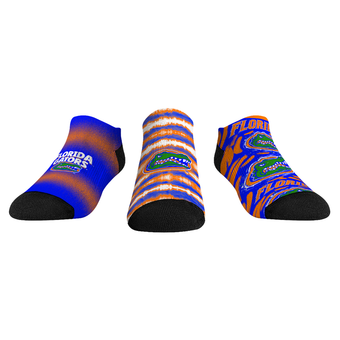 Unisex Rock Em  Blue Florida Gators Make Some Noise Three-Pack Low-Cut Socks Set