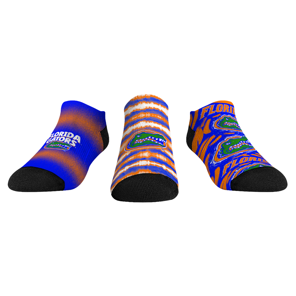 Youth Rock Em  Blue Florida Gators Make Some Noise Three-Pack Low-Cut Socks Set