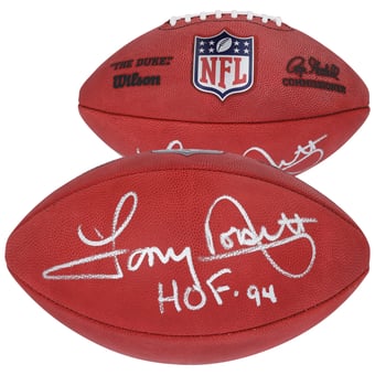 "Tony Dorsett Dallas Cowboys Autographed Duke Full Color Football with ""HOF 94"" Inscription"