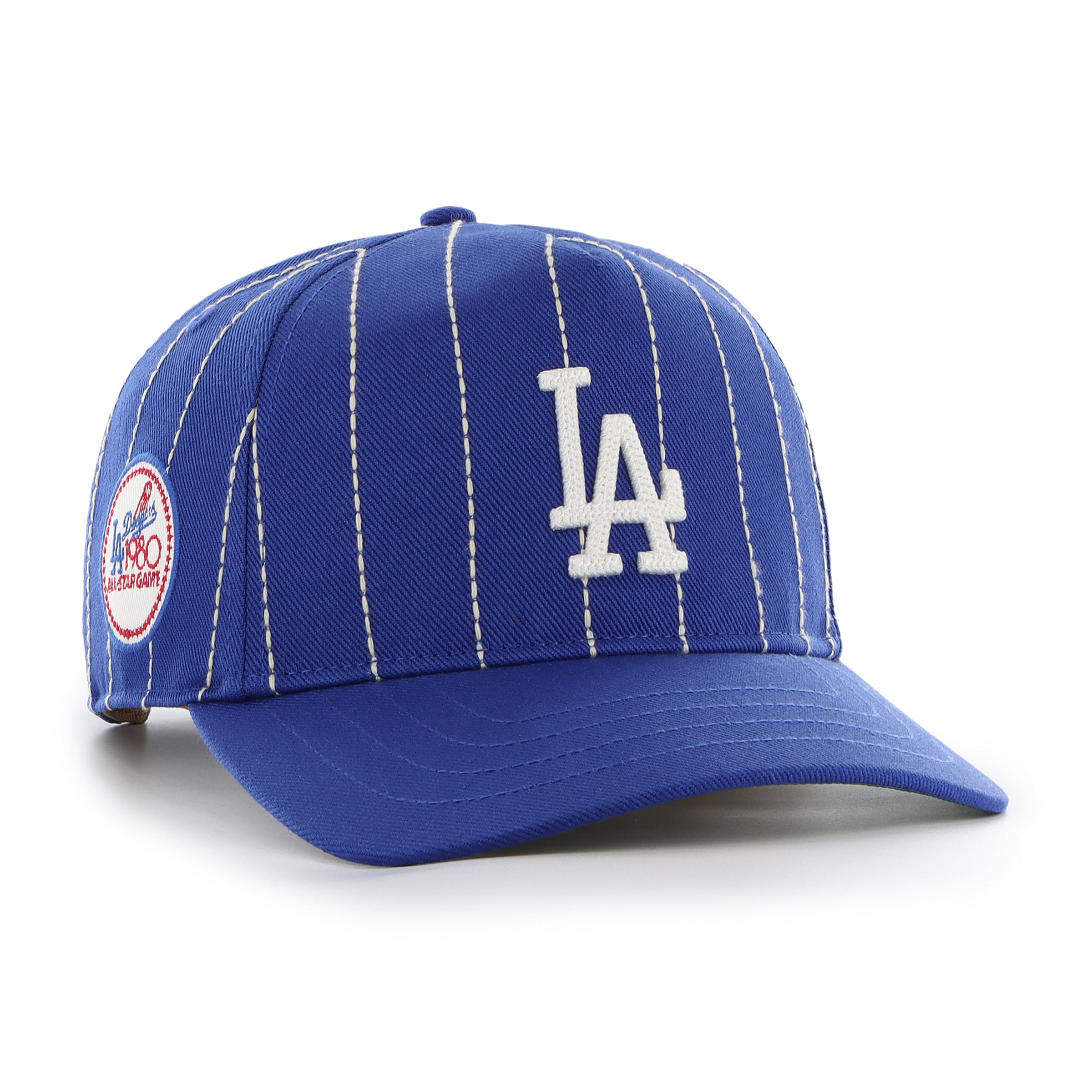 Men's '47 x Rawlings Royal Los Angeles Dodgers Pinstripe Hitch Adjustable Hat