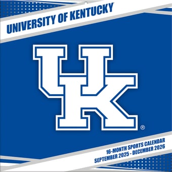 Kentucky Wildcats 12” x 12” 2026 Team Wall Calendar