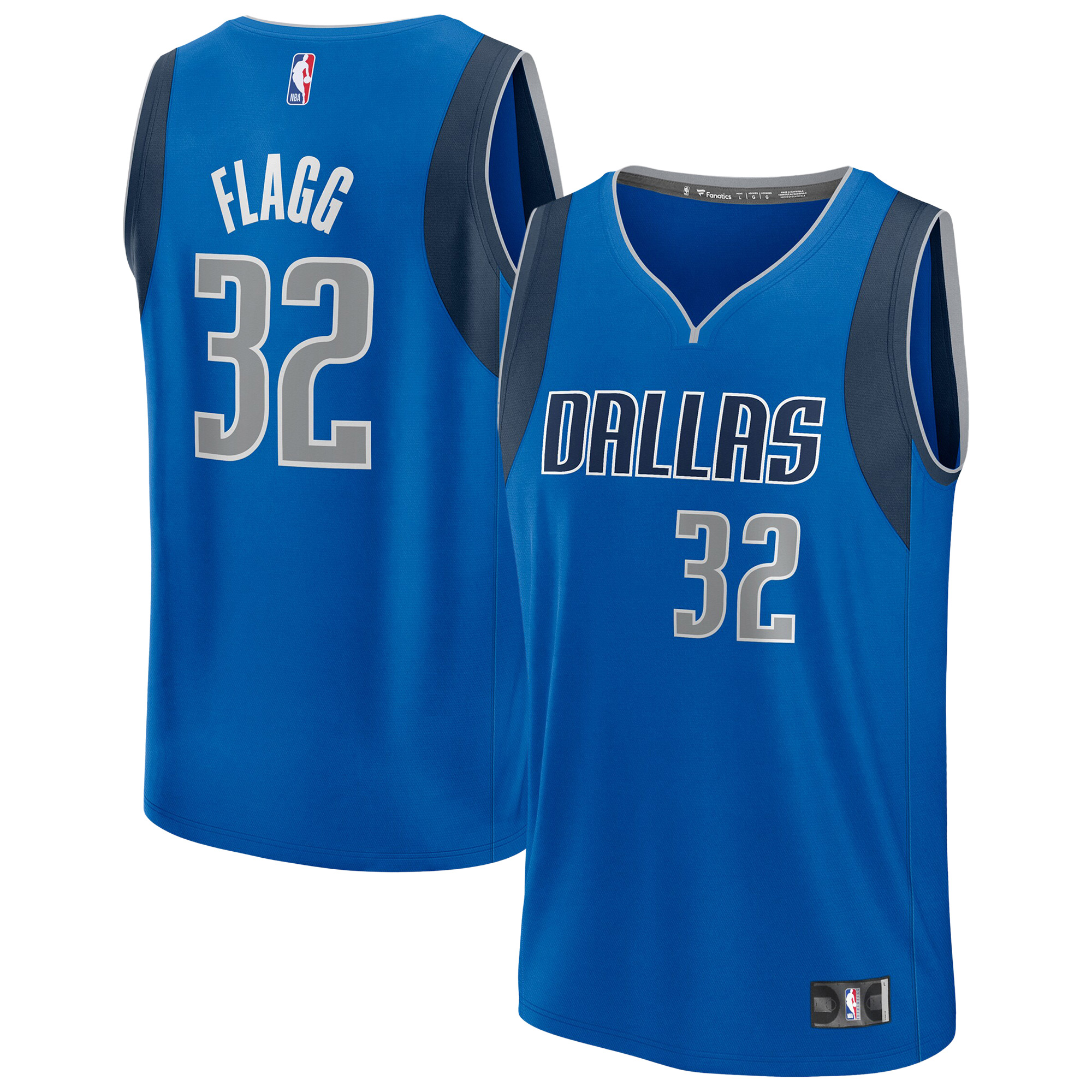 Men's Fanatics Cooper Flagg Blue Dallas Mavericks Big & Tall Fast Break Player Jersey - Icon Edition