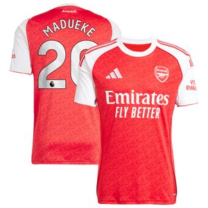 Maillot Domicile Arsenal adidas 2025-26 avec flocage Madueke 20, vue 2