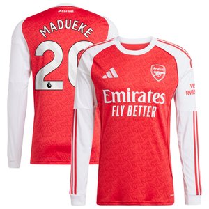 Maillot Domicile manches longues Arsenal adidas 2025-27 avec flocage Madueke 20, vue 2