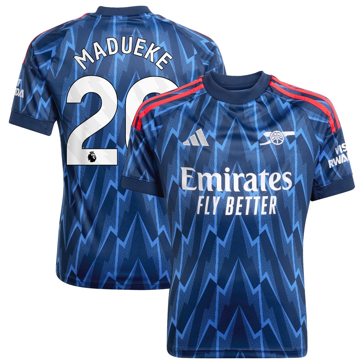 Maillot Extérieur Arsenal adidas 2025-26 - Enfant avec flocage Madueke 20