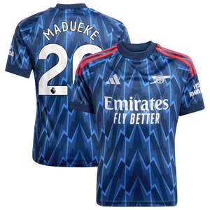 Maillot Extérieur Arsenal adidas 2025-26 - Enfant avec flocage Madueke 20, vue 1