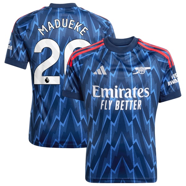 Maillot Extérieur Arsenal adidas 2025-26 - Enfant avec flocage Madueke 20