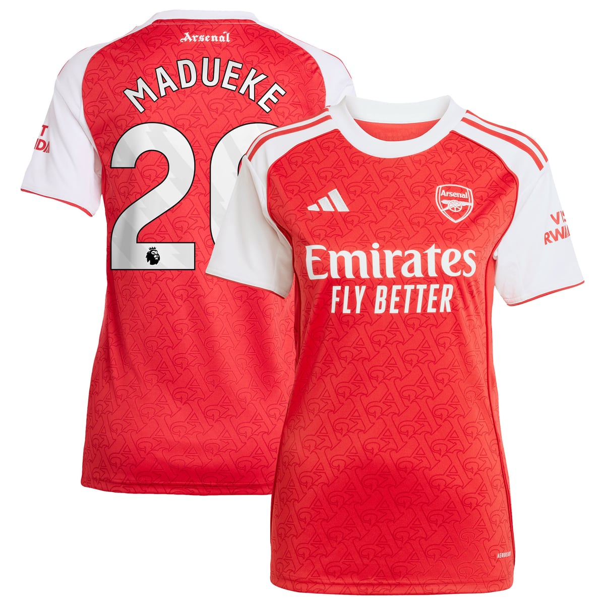 Maillot Domicile Arsenal adidas 2025-26 - Femme avec flocage Madueke 20