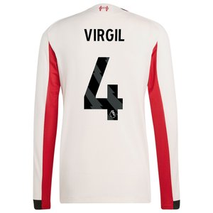 Maillot Authentique adidas Liverpool Extérieur 25/26 - Manches Longues avec flocage Virgil 4, vue 4