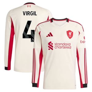 Maillot adidas Liverpool Extérieur 25/26 - Manches longues avec flocage Virgil 4, vue 2