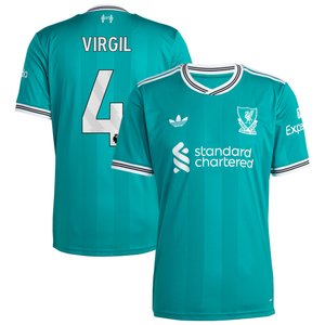 Maillot adidas Liverpool Troisième 25/26 avec flocage Virgil 4, vue 1