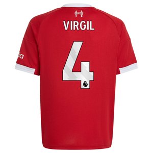 Maillot Liverpool adidas Domicile 25/26 - Enfant avec flocage Virgil 4, vue 4