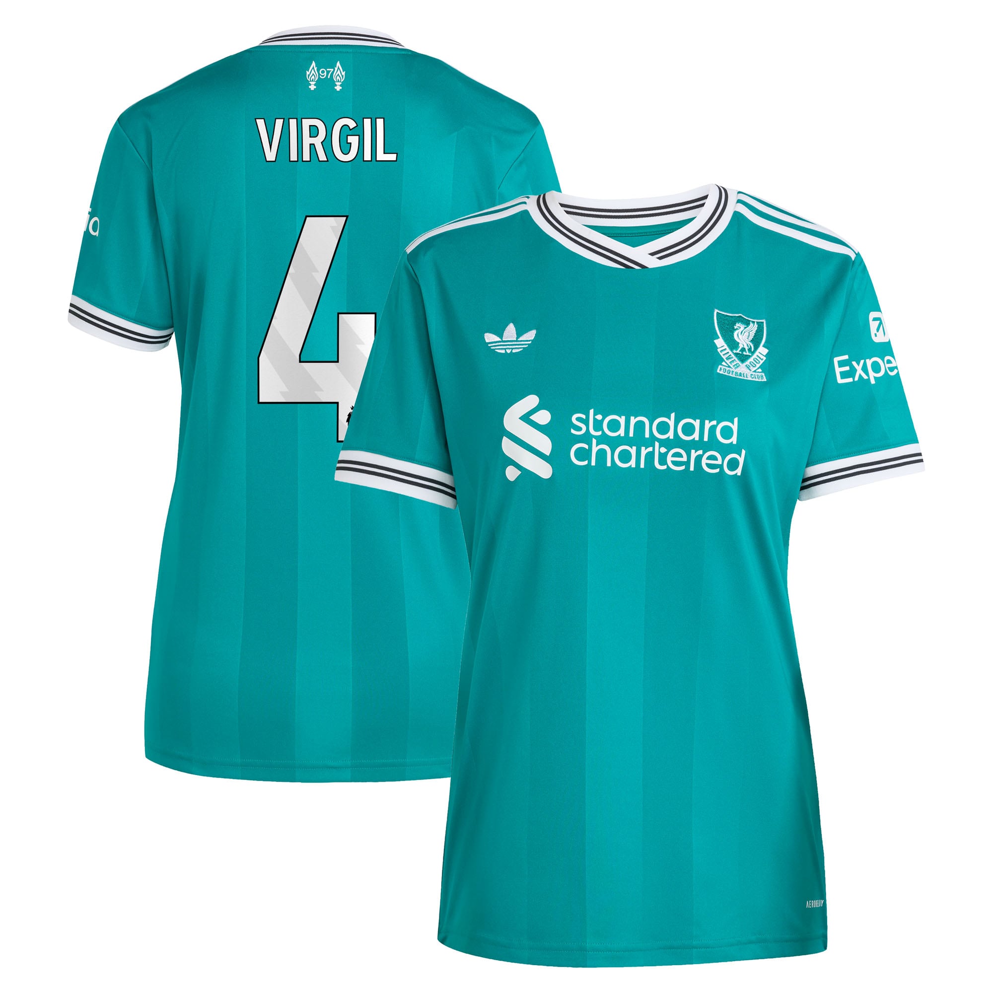 Maillot adidas Liverpool Troisième 25/26 - Femme avec flocage Virgil 4