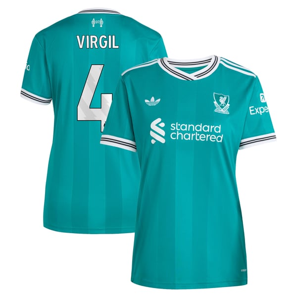 Maillot adidas Liverpool Troisième 25/26 - Femme avec flocage Virgil 4