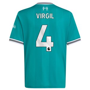 Maillot adidas Liverpool Troisième 25/26 - Enfant avec flocage Virgil 4, vue 4