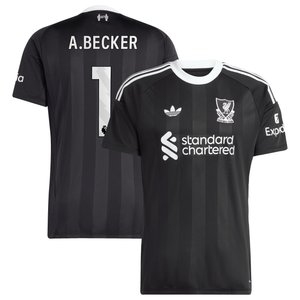 Maillot de gardien de but adidas Liverpool 2025-26 avec flocage A.Becker 1, vue 1