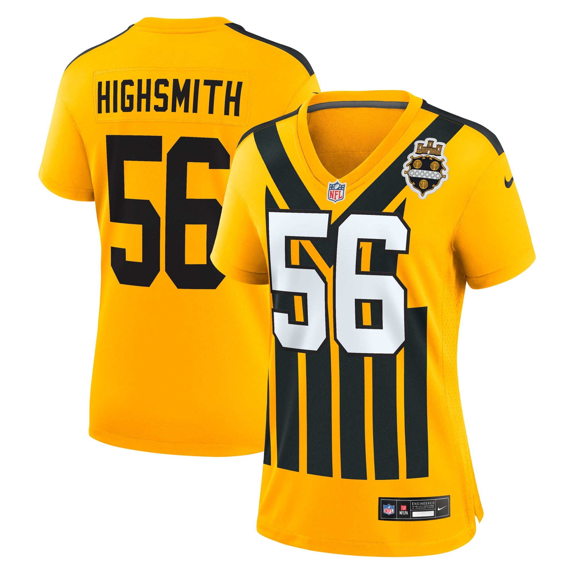 Women's Nike Alex Highsmith Gold Pittsburgh Steelers Alternate Game Jersey