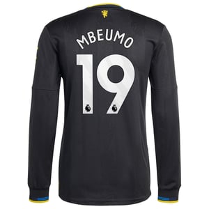 Maillot Troisième Manchester United adidas Authentic 2025-26 - Manches longues avec flocage Mbeumo 19, vue 4