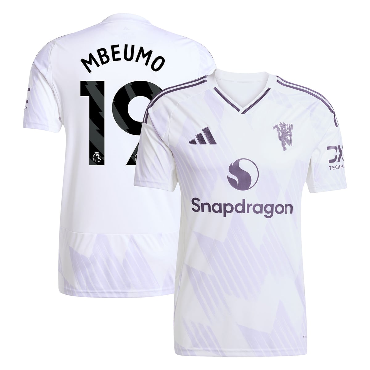 Maillot Extérieur de Manchester United adidas 2025-26 avec flocage Mbeumo 19