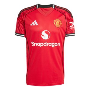 Maillot Domicile Manchester United adidas 2025-26 avec flocage Mbeumo 19, vue 3