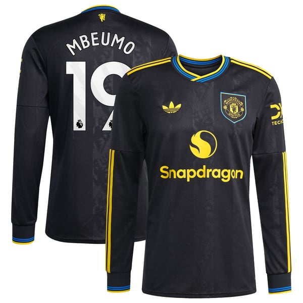 Maillot troisième tenue Manchester United adidas 2025-26 - Manches longues avec flocage Mbeumo 19