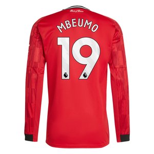 Maillot Domicile Manchester United adidas 2025-26 - Manches longues avec flocage Mbeumo 19, vue 4