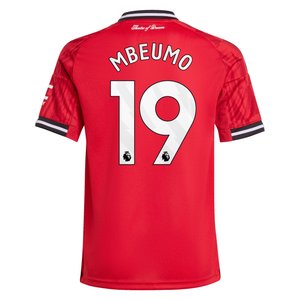 Maillot Domicile Manchester United adidas 2025-26 - Enfant avec flocage Mbeumo 19, vue 4