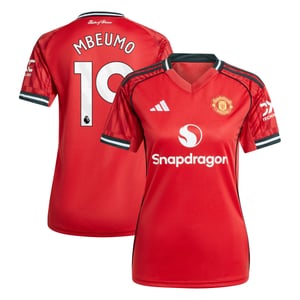 Maillot Domicile Manchester United adidas 2025-26 - Femme avec flocage Mbeumo 19, vue 1