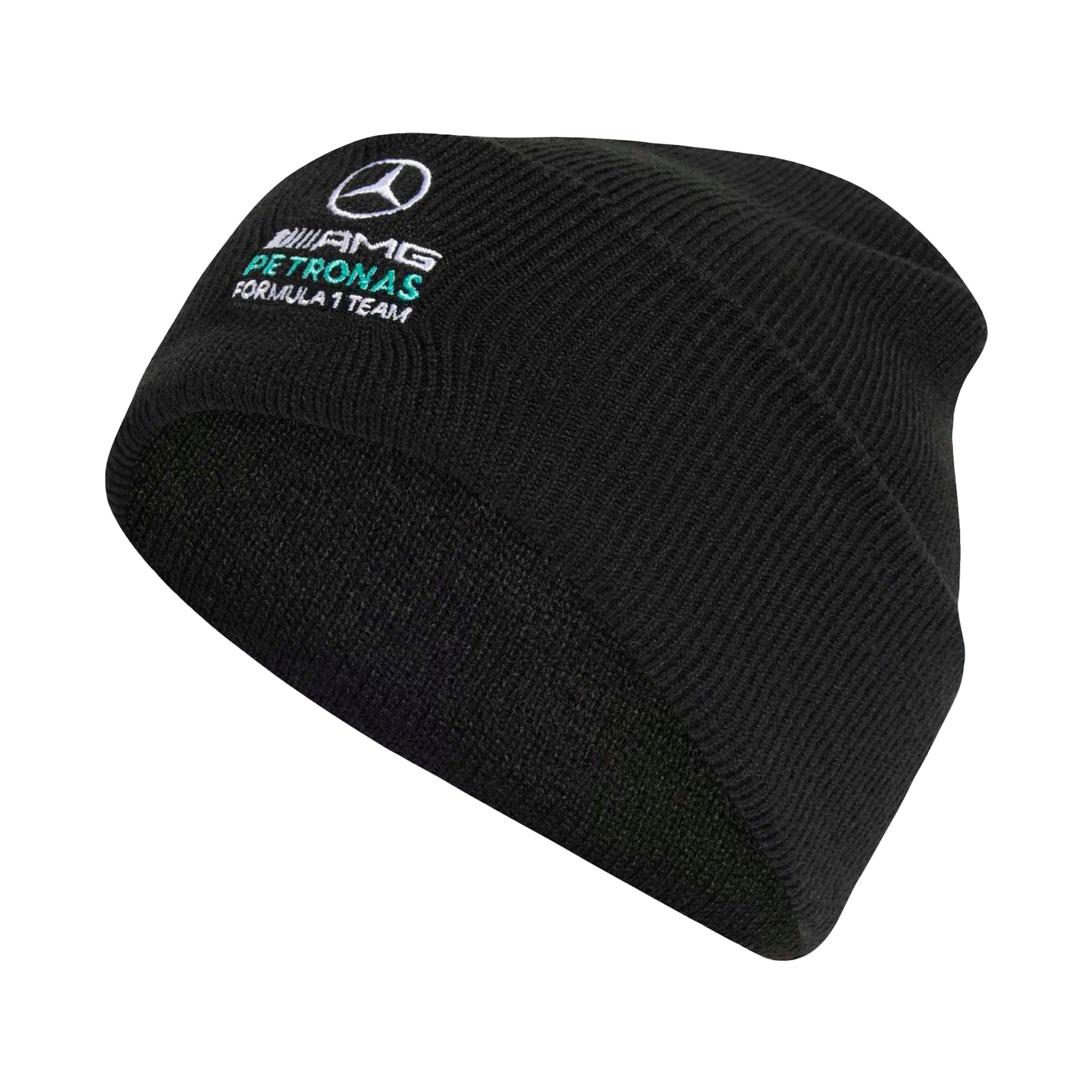 Mercedes AMG Petronas adidas F1 2026 Team Cuff Beanie - Black