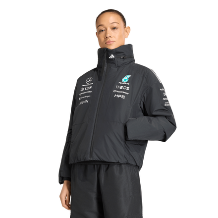 Mercedes AMG Petronas adidas F1 Team Crop Jacket - Black - Womens